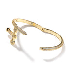Sword Cross Cubic Zirconia Bracelet B3940