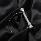 Horseshoe Shape Cubic Zirconia Chain Bracelet B3941