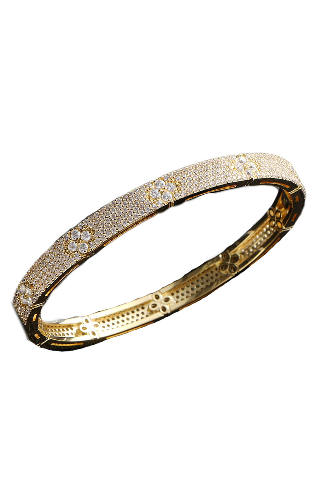 Clover Cubic Zirconia Bracelet B3972
