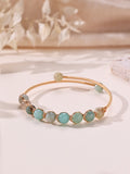 Natural Stone Wrap Cuff Bracelet B4078 - view 3