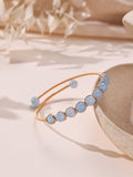 Natural Stone Wrap Cuff Bracelet B4078 - view 9
