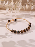 Natural Stone Wrap Cuff Bracelet B4078 - view 5