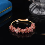 Irregular Natural Stone Wrap Cuff Bracelet B4079