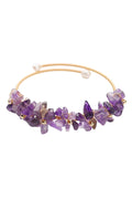 Irregular Natural Stone Wrap Cuff Bracelet B4079