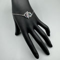 Fatima Palm Cubic Zirconia Chain Bracelet B4101