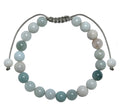 Amazonite Stone Braided Shamballa Bracelet B4107-8MM