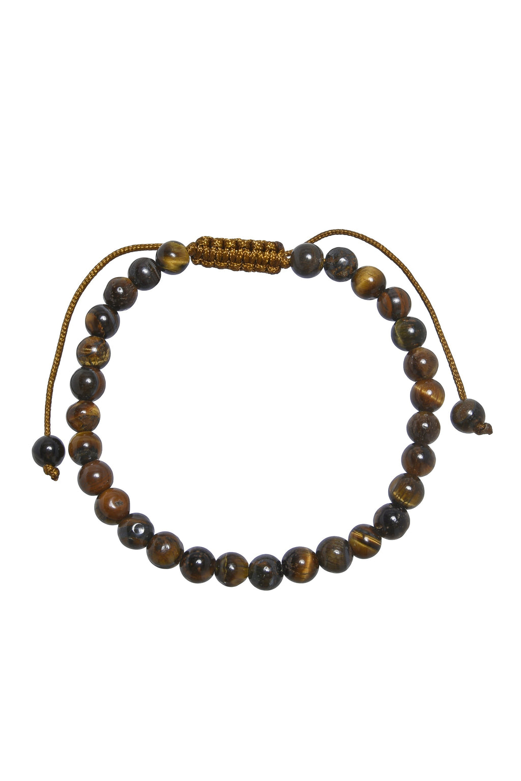 Tiger Eye Braided Shamballa Bracelet B4111-12MM