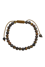 Tiger Eye Braided Shamballa Bracelet B4111-12MM
