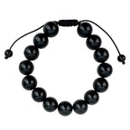 Onyx Braided Shamballa Bracelet B4114-12MM