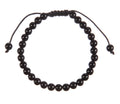 Onyx Braided Shamballa Bracelet B4114-6MM