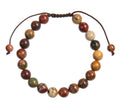 Red Turquoise Beaded Bracelet B4126-8MM