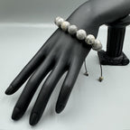 Atlas Jasper Stone Braided Bracelet B4129-12MM