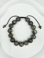 Atlas Jasper Stone Braided Bracelet B4129-12MM