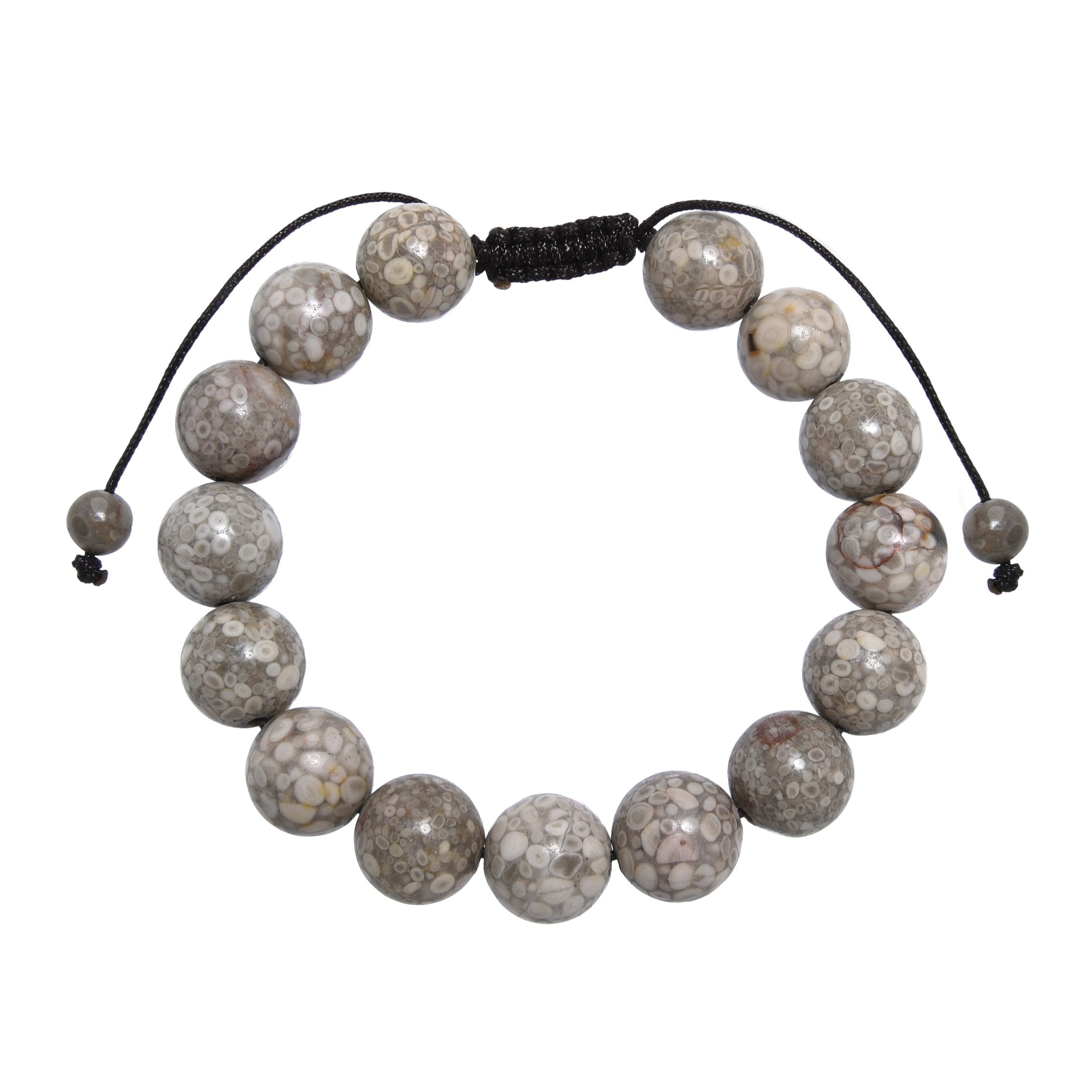 Maifan Stone Braided Bracelet B4151-12MM