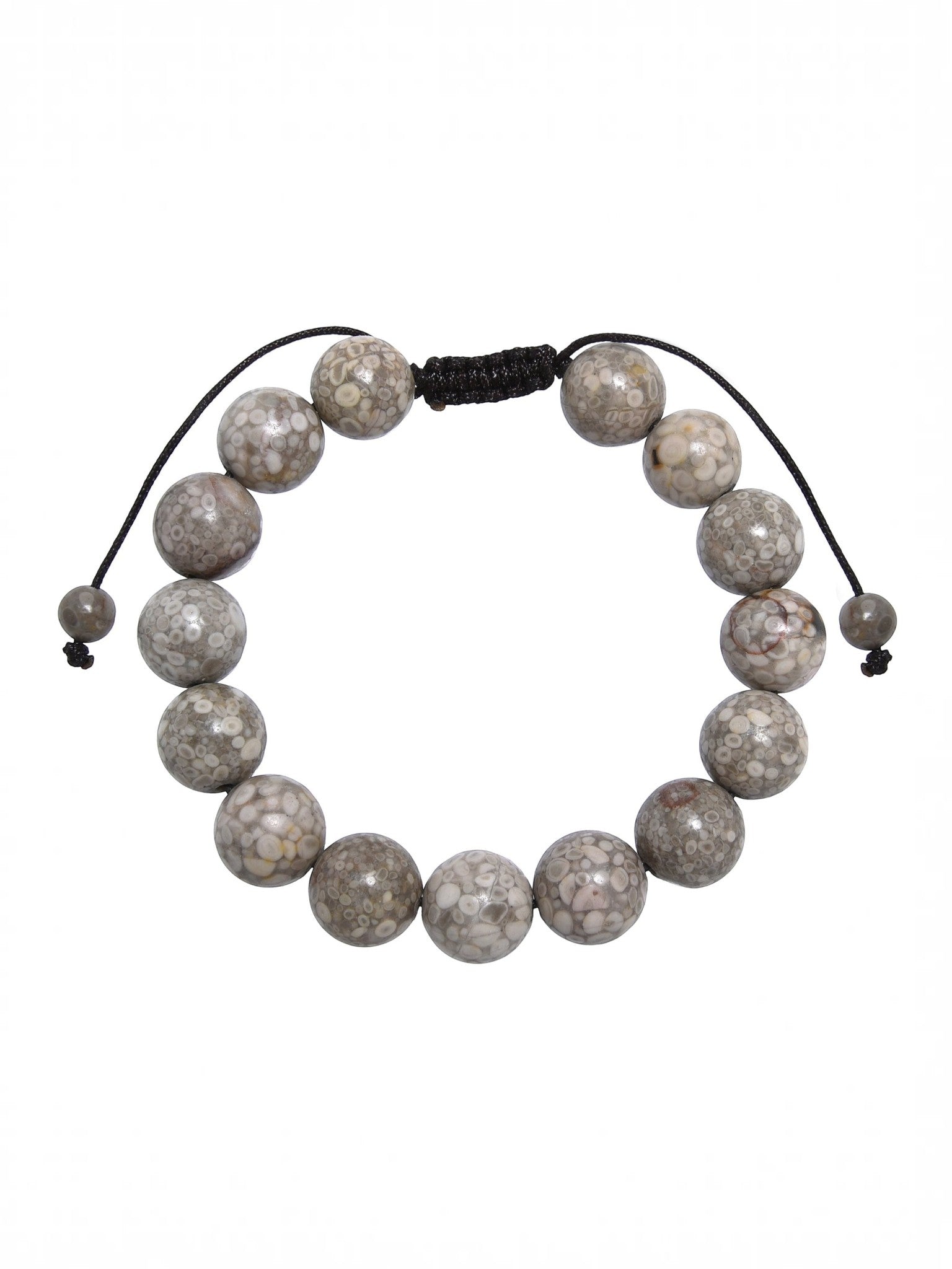 Maifan Stone Braided Bracelet B4151-12MM