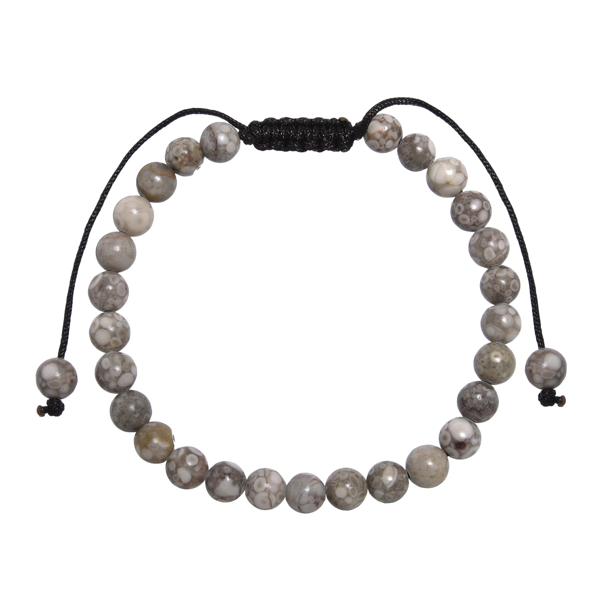 Maifan Stone Braided Bracelet B4151-6MM