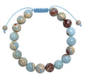 Shoushan Stone Braided Bracelet B4152-10MM