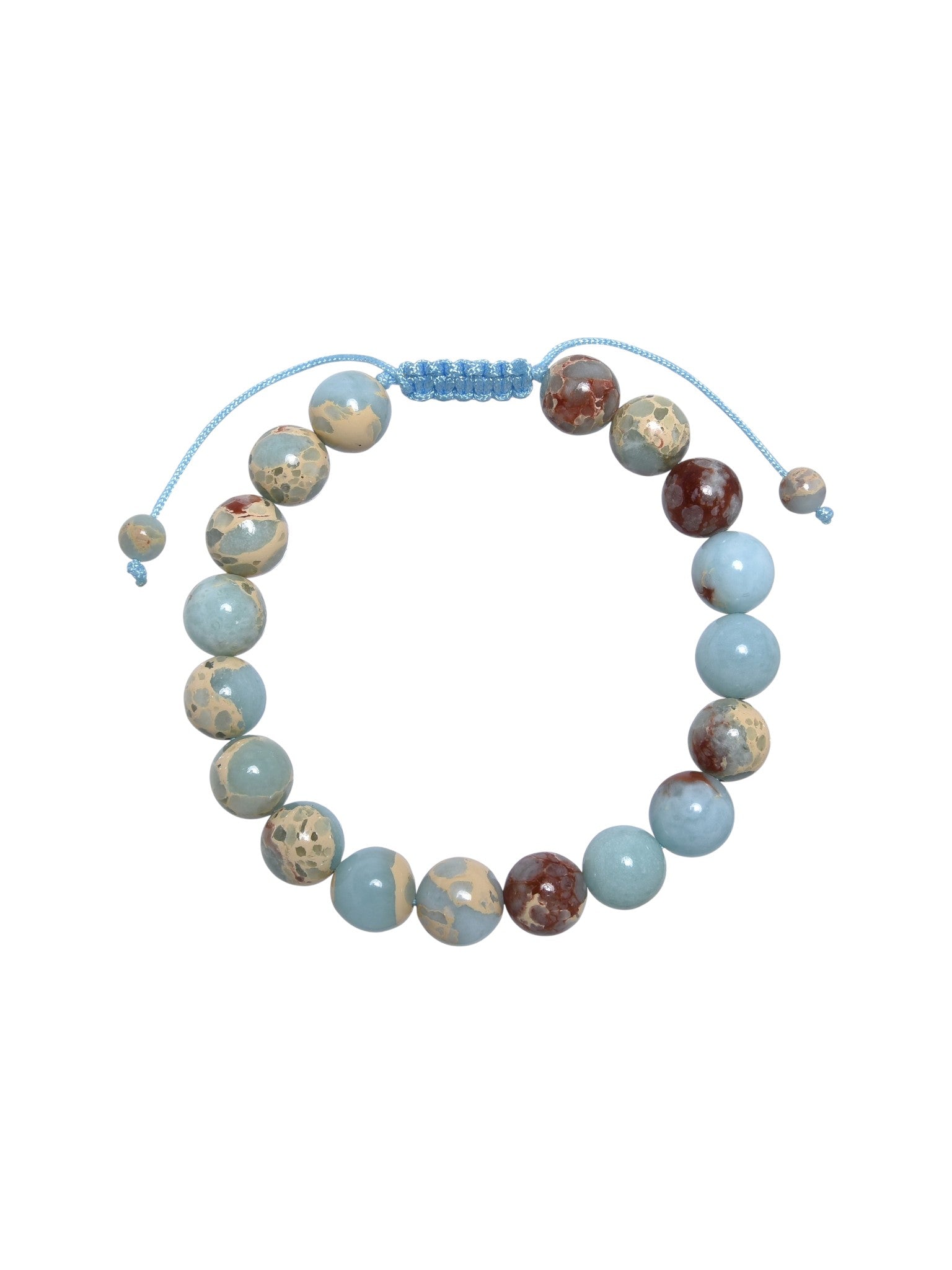 Shoushan Stone Braided Bracelet B4152-10MM