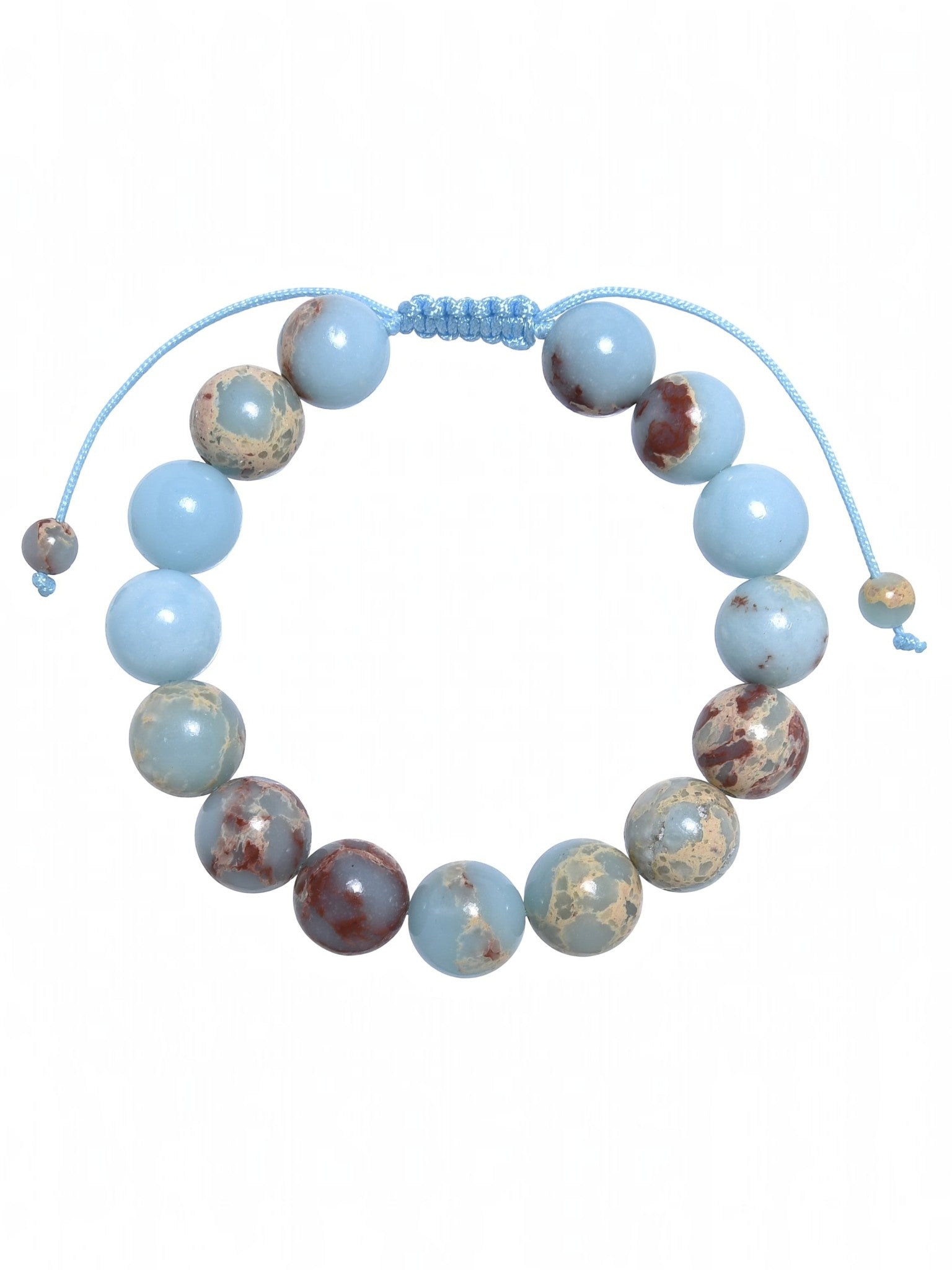 Shoushan Stone Braided Bracelet B4152-12MM