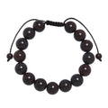 Breciated Jasper Stone Braided Bracelet B4154-12MM