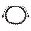 Breciated Jasper Stone Braided Bracelet B4154-6MM