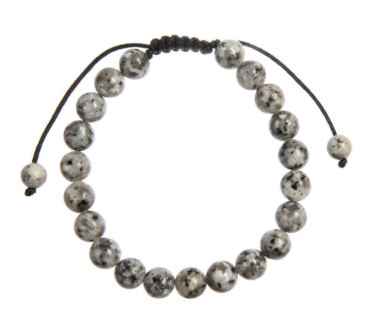 Black Sesame Jasper Bracelet B4155-8MM
