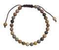 Grass Jasper Beaded Bracelet B4159-6MM