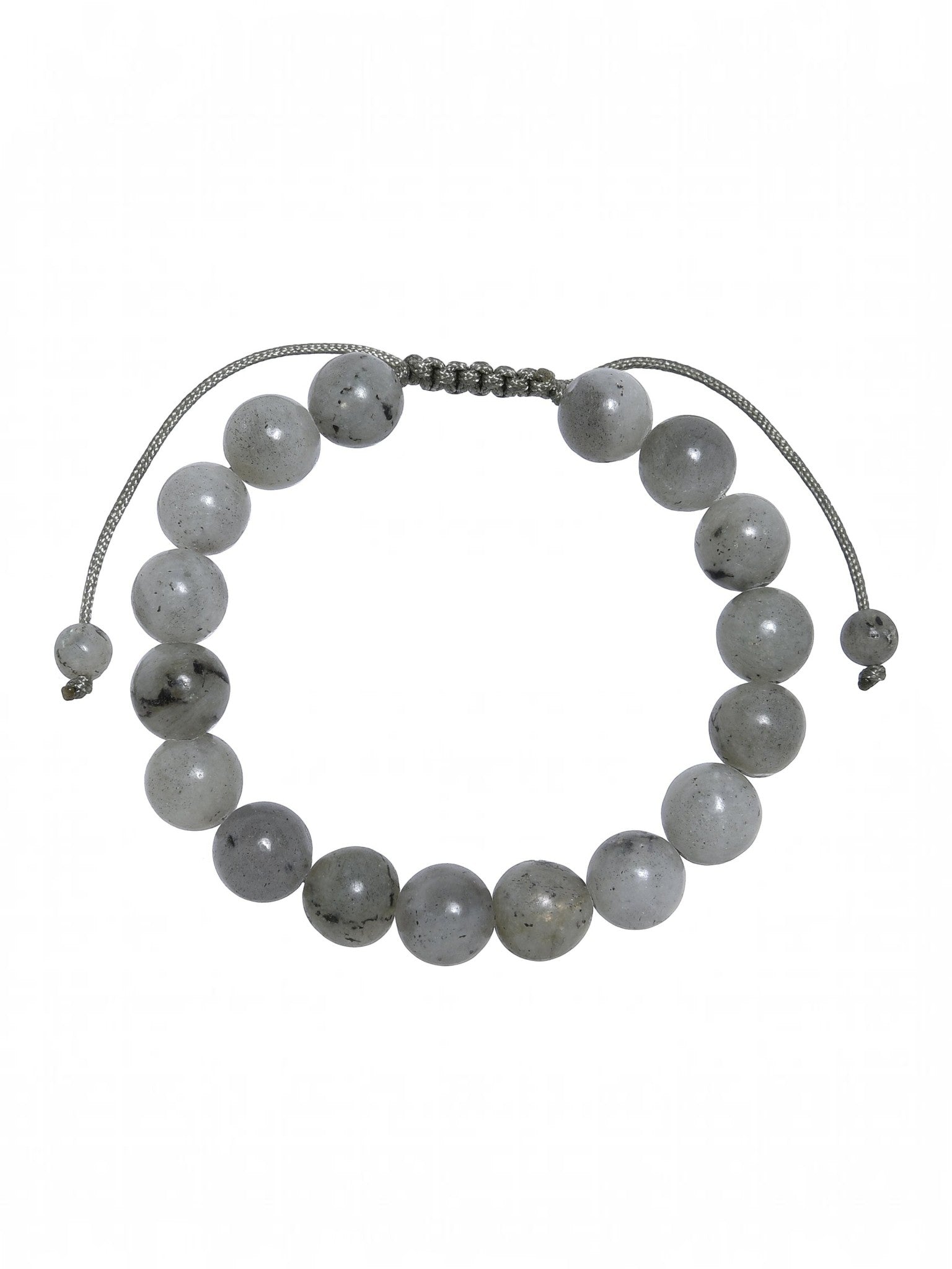 Labradorite Stone Braided Bracelet B4161-10MM