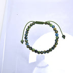 Tricolor Emperor Jasper Braided Bracelet B4165-12MM