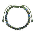 Tricolor Emperor Jasper Braided Bracelet B4165-12MM