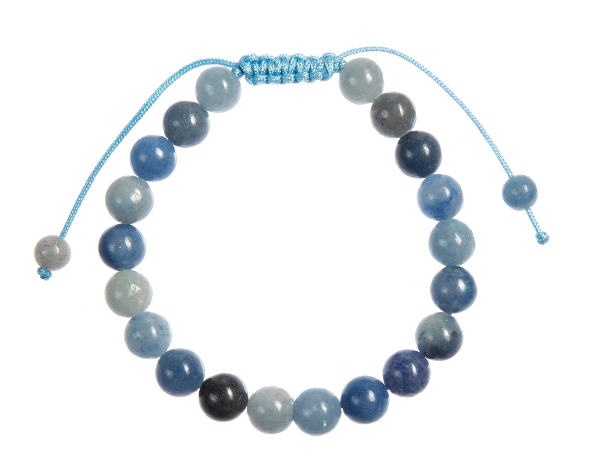 Blue Aventurine Beaded Bracelet B4172-8MM