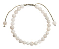 White Crazy Agate Bracelet B4173-6MM