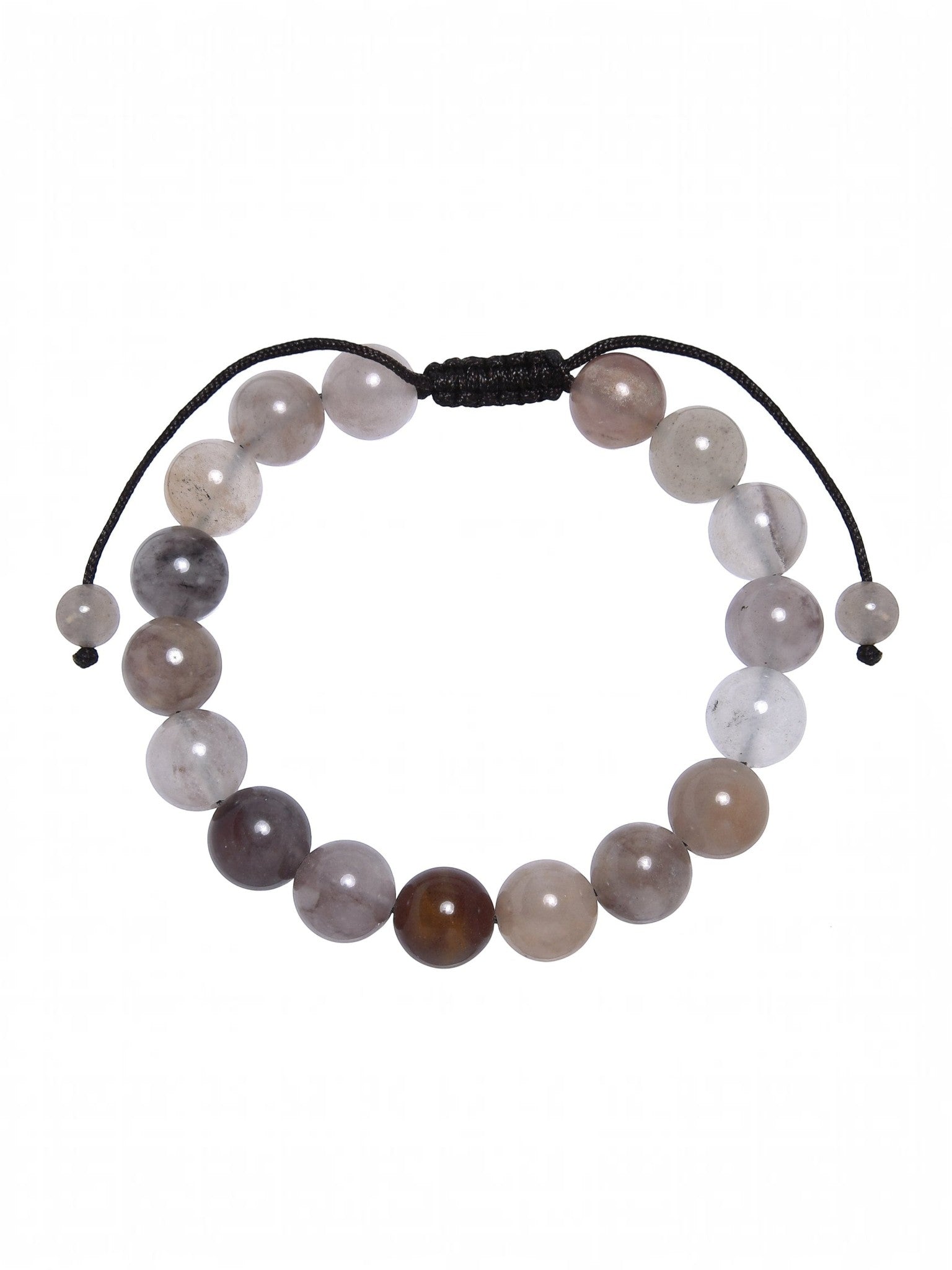 Violet Japer Stone Braided Bracelet B4182-10MM