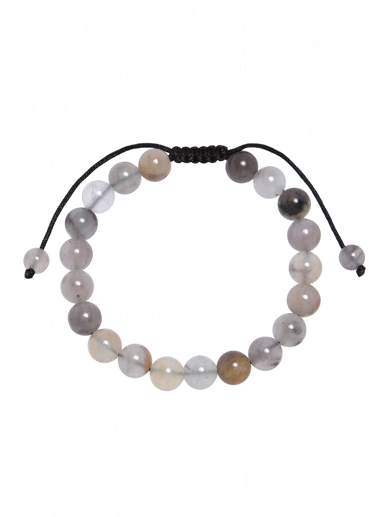 Violet Japer Stone Braided Bracelet B4182-8MM