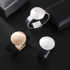 Round Pu Leather Magnetic Bracelet B4184