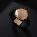 Round Pu Leather Magnetic Bracelet B4184