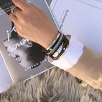 Feather Multilayer Leather Magnetic Bracelet B4189