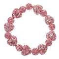 Heart Bead Rhinestone Bracelet B4259 - view 2