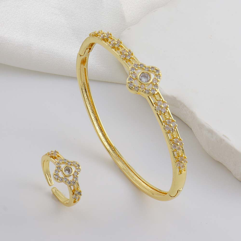 Cubic Zirconia Stone Bracelet B4268