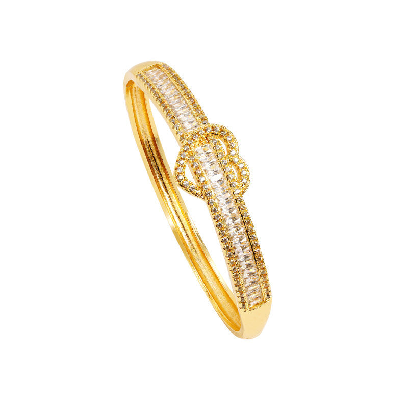 Cubic Zirconia Heart Bracelet B4269