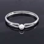 Classic Crystal Pearl Cross Bracelets B4276