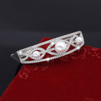 Rhinestone and Pearl Bracelet B4281