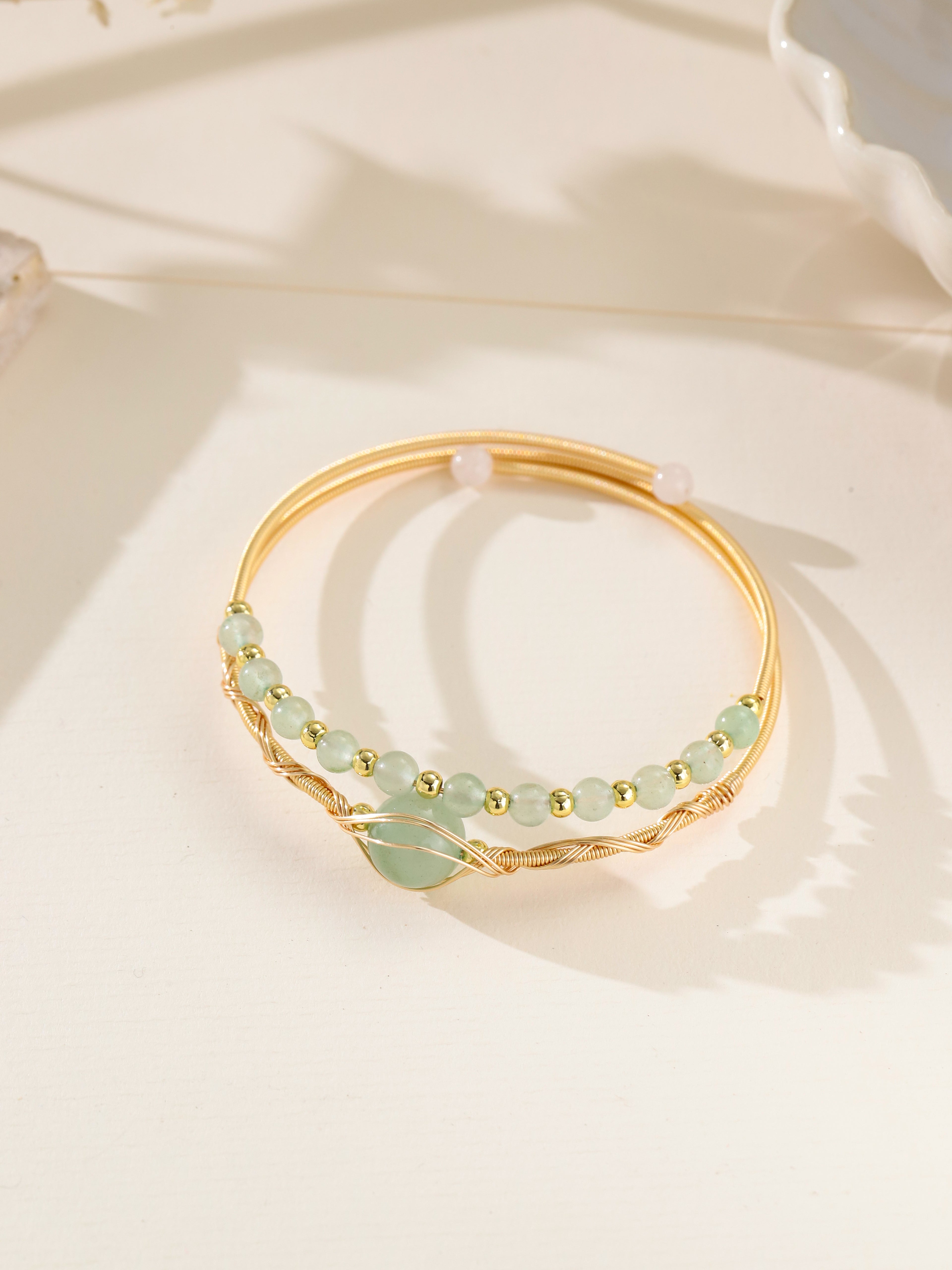 Various Stones Handmade Bracelet B4332