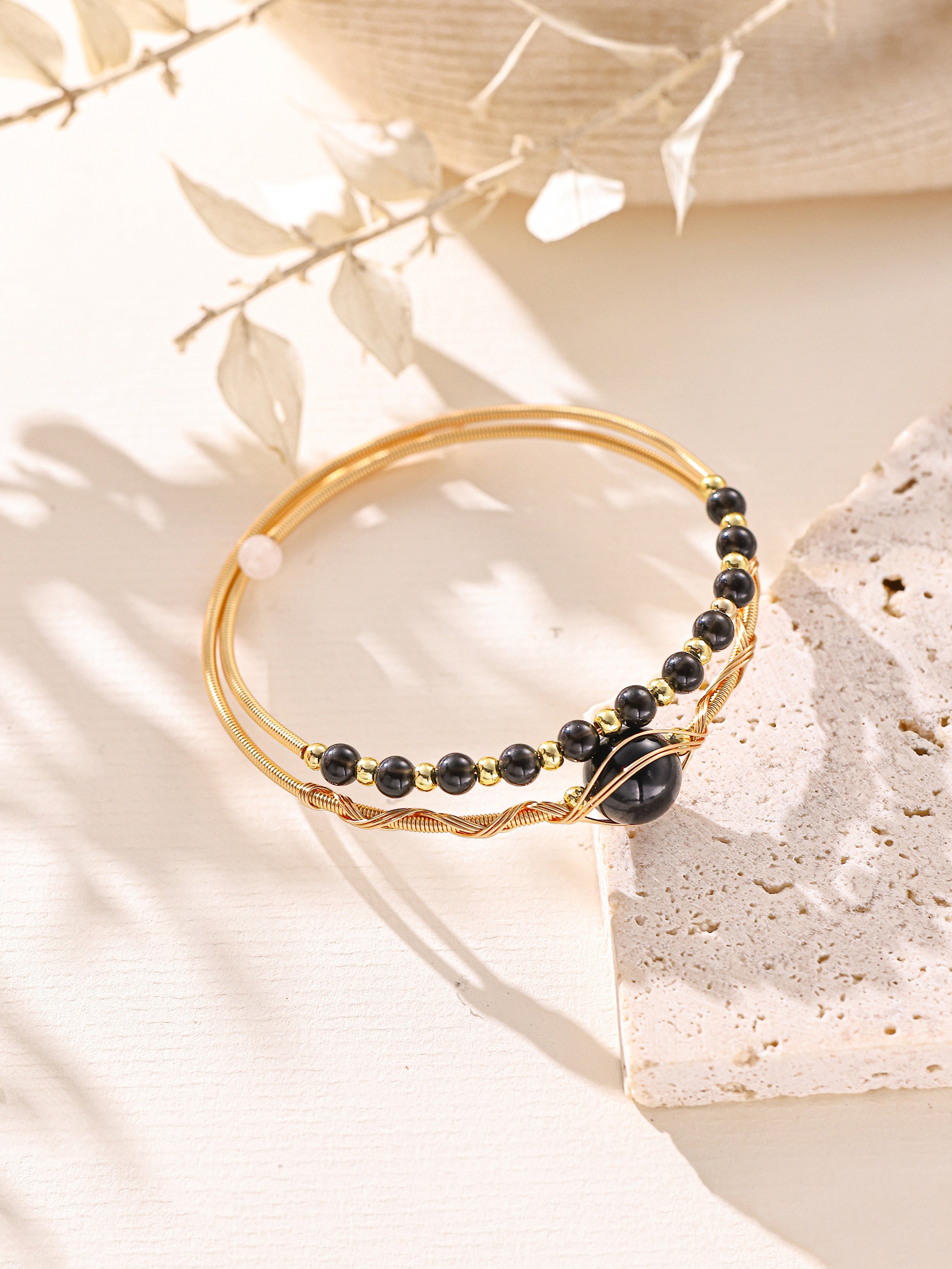Various Stones Handmade Bracelet B4332