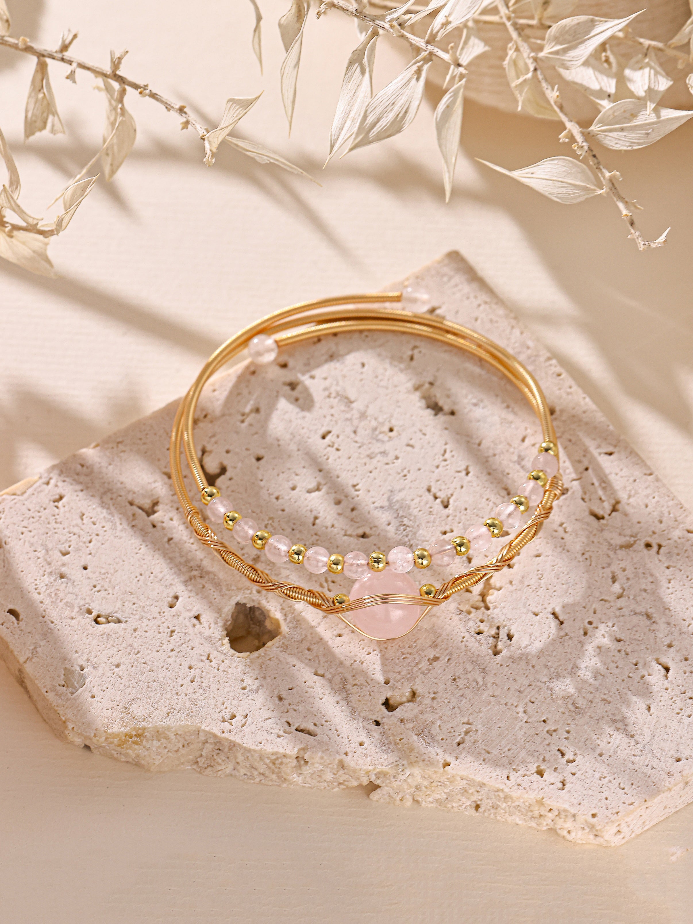 Various Stones Handmade Bracelet B4332