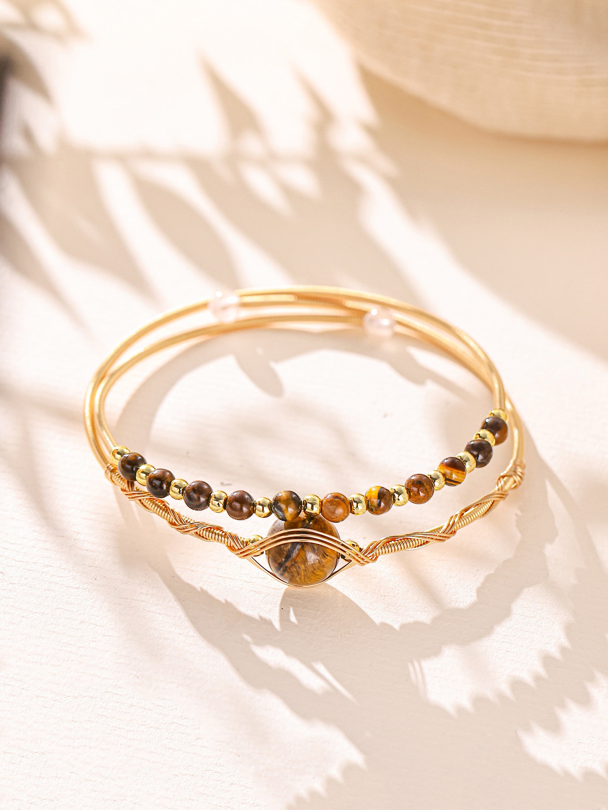 Various Stones Handmade Bracelet B4332