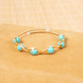 Various Stones Copper Handmade Bracelet B4333