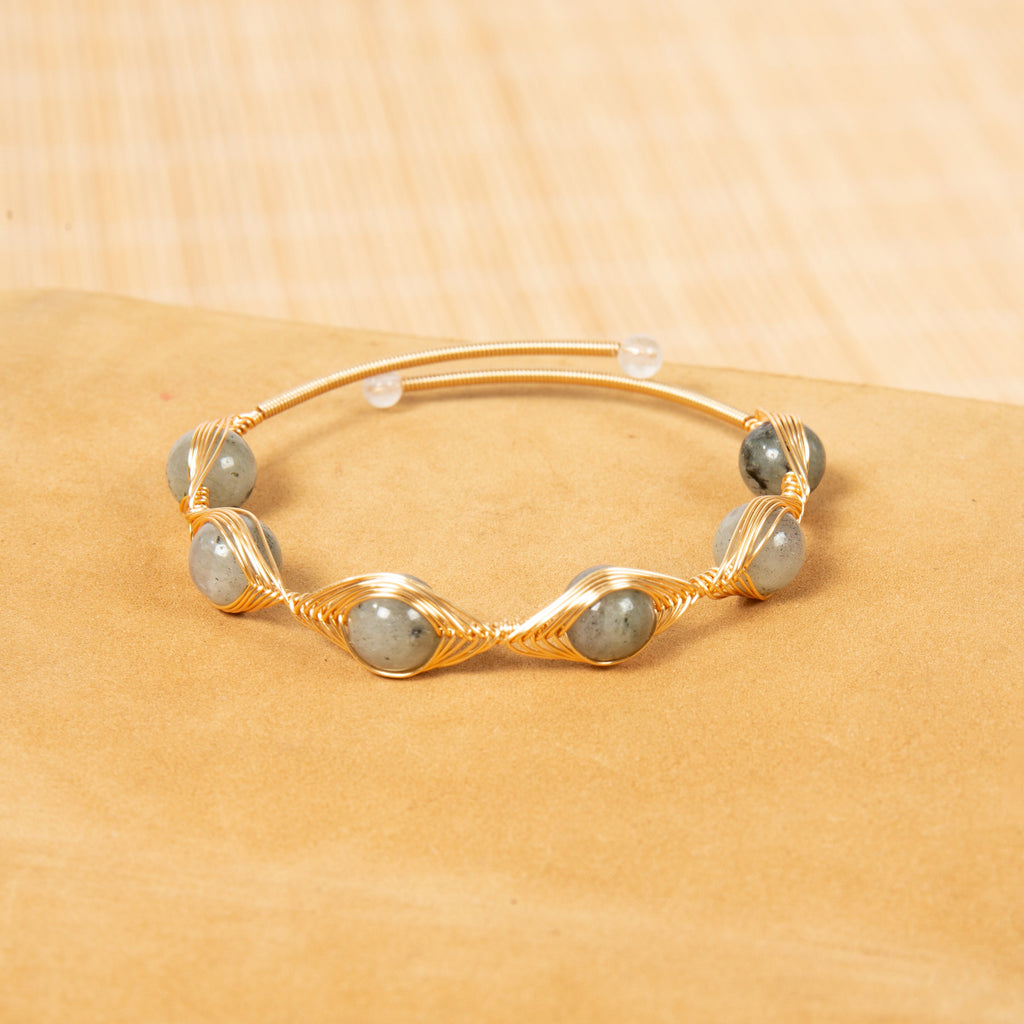 Various Stones Copper Handmade Bracelet B4333