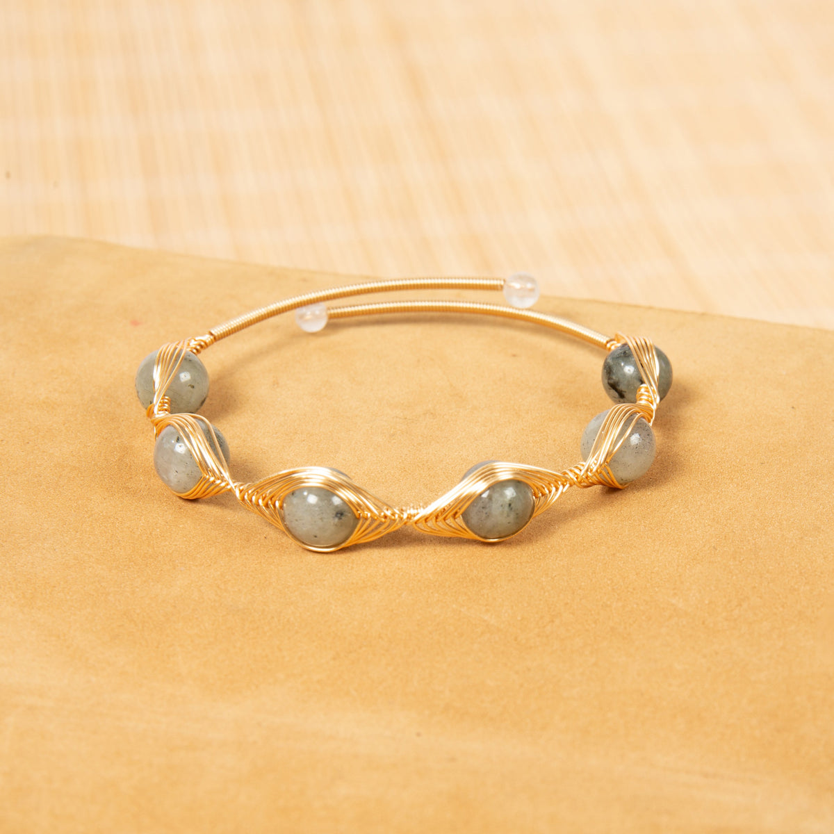 Various Stones Copper Handmade Bracelet B4333