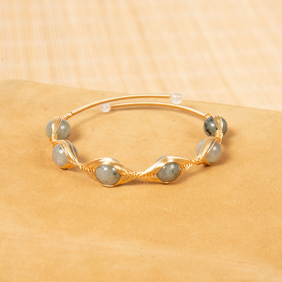 Mixed-Stone Copper Handmade Bracelet B4333